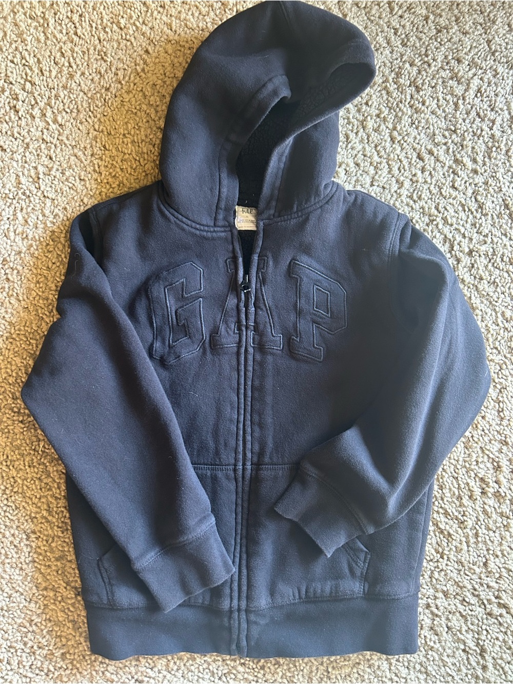 GAP Kids Dark Navy Full-Zip Hoodie